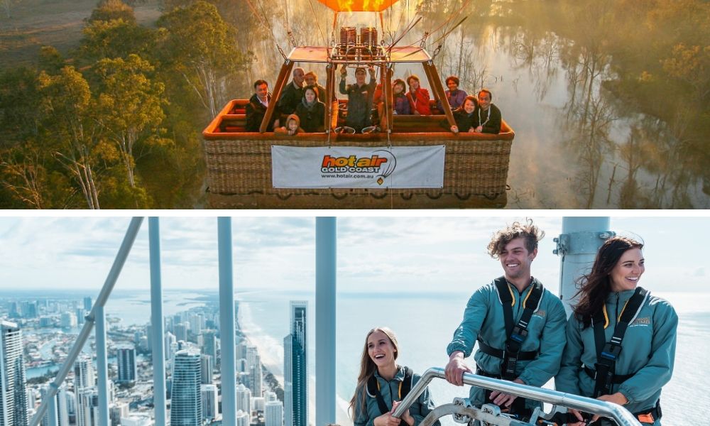 Hot Air Balloon and Skypoint Tours Gold Coast