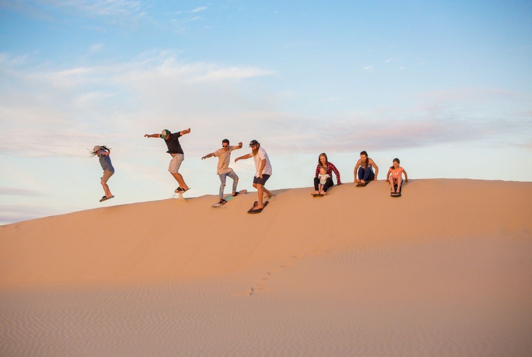 Sand Boarding at Port Stephens