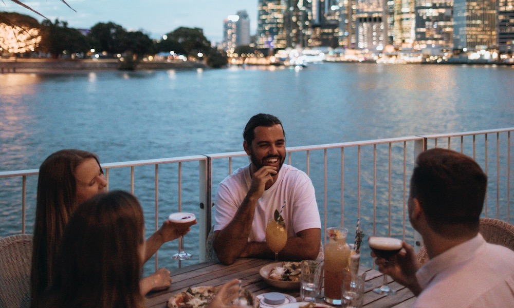 Dinner at Howard Smith Wharves