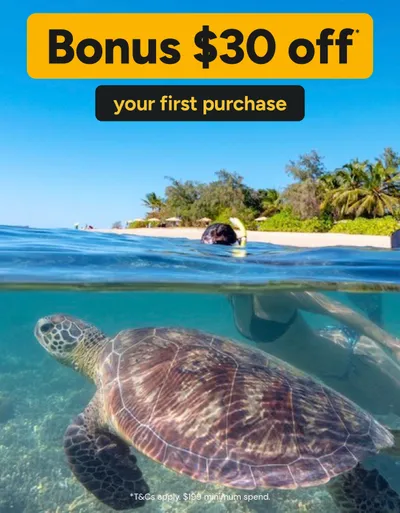 Get $30 off your first purchase*