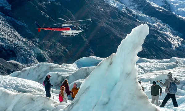 Above the Ice: Heli-Hiking on Tasman Glacier