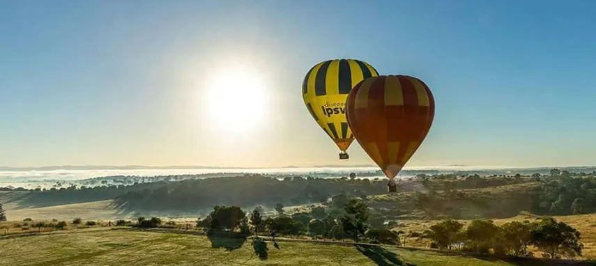 Greater Brisbane Hot Air Balloon Flight - Book Now | Experience Oz