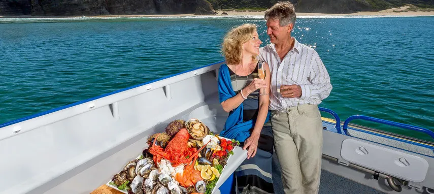Gourmet Tasmanian Seafood Seduction Cruise from Hobart | Experience Oz