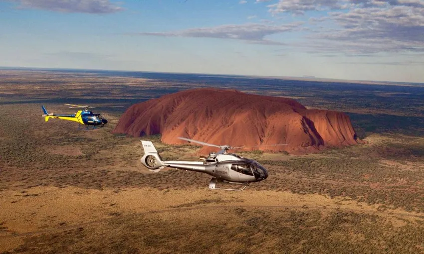 Uluru 15 Minute Scenic Helicopter Flight - Book Now | Experience Oz