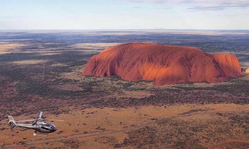 Uluru 15 Minute Scenic Helicopter Flight - Book Now | Experience Oz