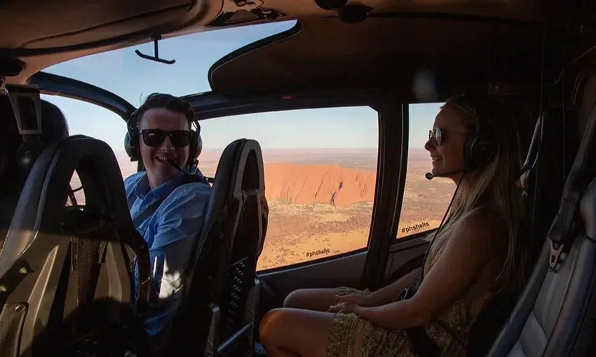 Uluru 15 Minute Scenic Helicopter Flight - Book Now | Experience Oz