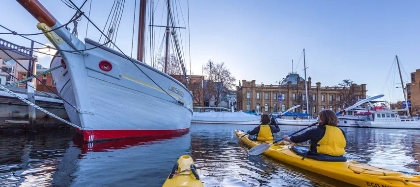 Hobart City Kayaking Half Day Tour | Experience Oz