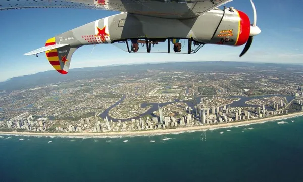 25 Minute Aerobatic Warbird Flight on the Gold Coast