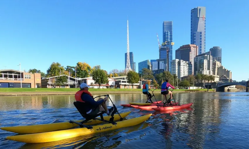 Yarra River Waterbike Tour - 90 Minutes | Experience Oz