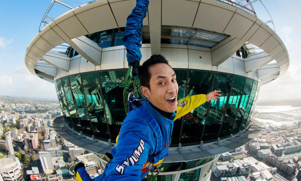 Auckland Sky Tower SkyJump - 192 Metres| Experience Oz + NZ-1