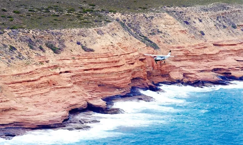 Kalbarri River Gorges and Coastal Cliffs Flight | Experience Oz