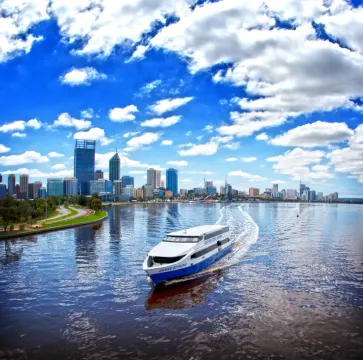 Swan River Perth to Fremantle Return Scenic Cruise