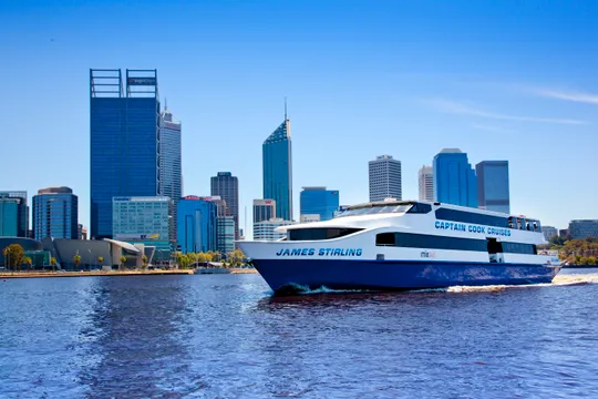 Swan River Perth to Fremantle Return Scenic Cruise