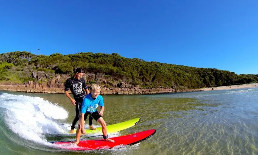 Private Surf Lesson in Port Stephens - Book Now | Experience Oz
