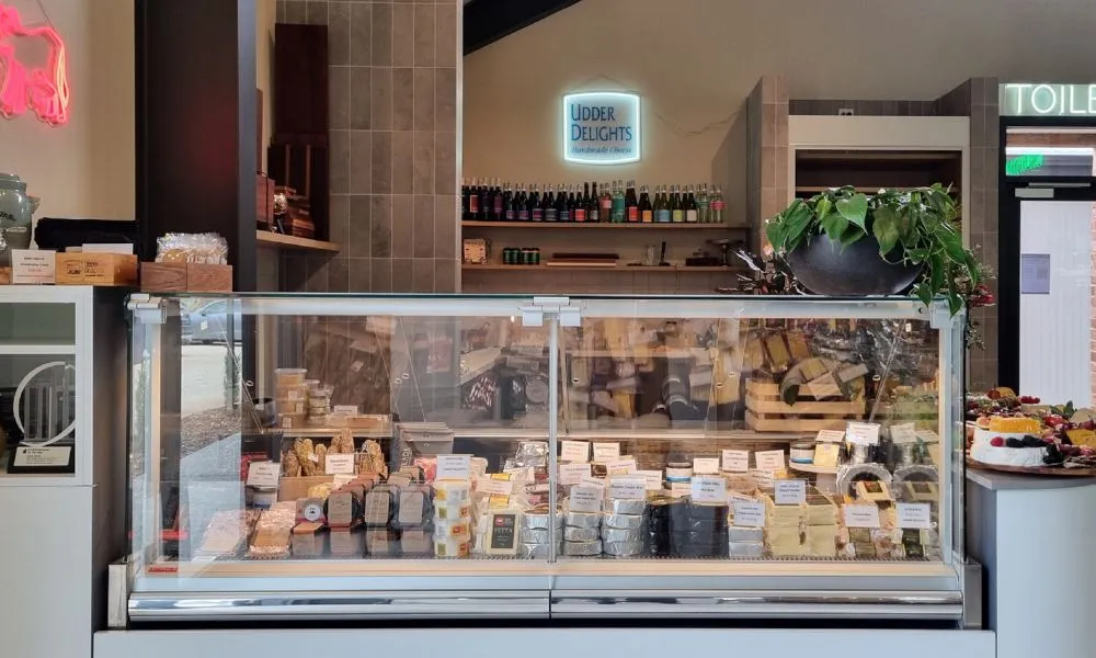 Cheese Lovers Tasting Tile with a Glass of Wine  | Experience Oz-4