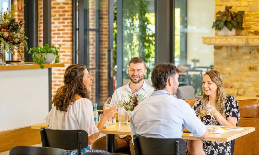 Cheese Lovers Tasting Tile with a Glass of Wine | Experience Oz