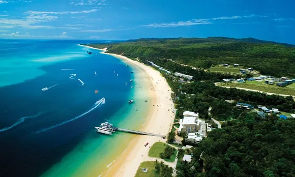 Tangalooma Day Trip with Quad Bike Tour and Helicopter Tour