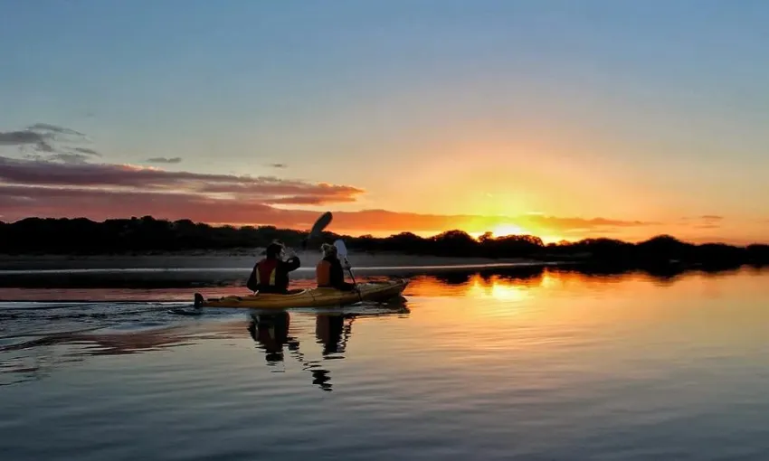Coorong Sunset Kayaking Tour with Picnic | Experience OZ