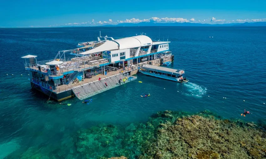 Great Barrier Reef Cruise to Reef Magic Pontoon | Experience Oz