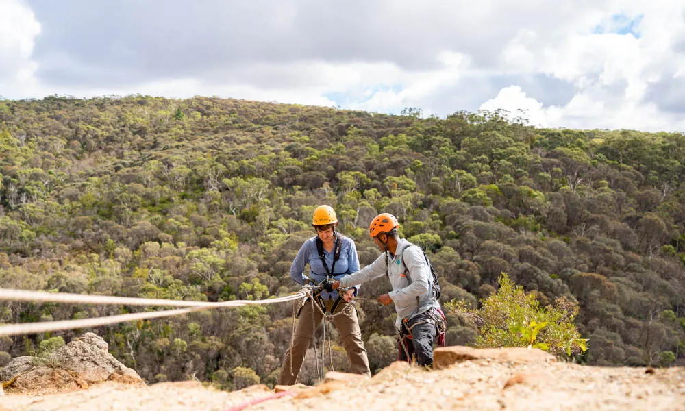 Rock Climb & Abseil at Onkaparinga - Book Now | Experience Oz-1