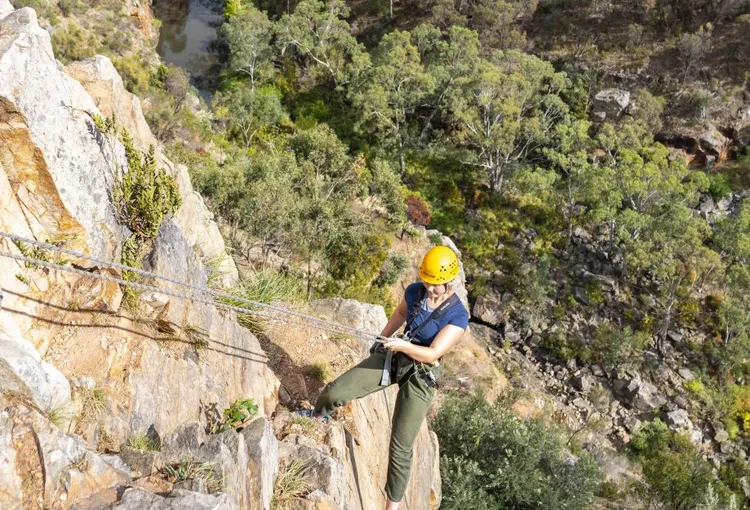 Rock Climb & Abseil at Onkaparinga - Book Now | Experience Oz