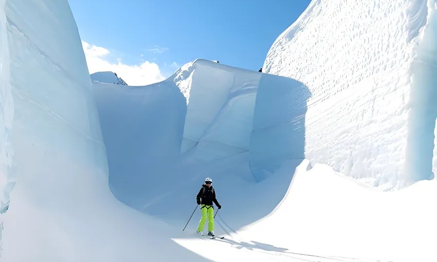Ski the Tasman Glacier with Scenic Flights and Lunch | Experience Oz 