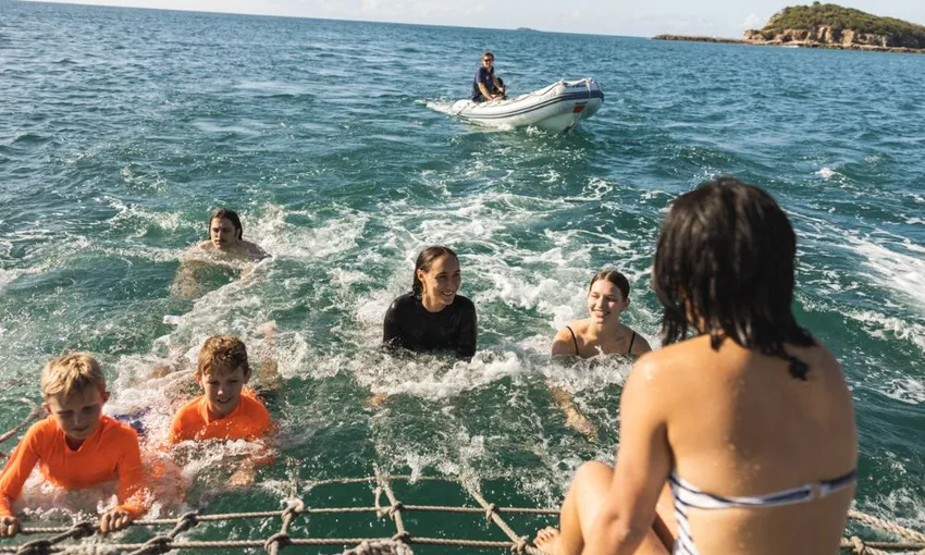 Great Keppel Island Boom Netting and Snorkelling Tour - Book Now | Experience Oz