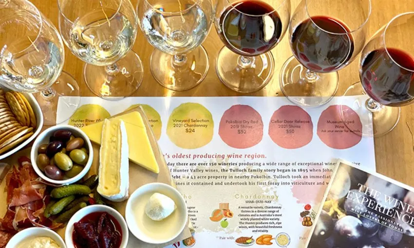 Hunter Heroes Tasting & Grazing Board at Tulloch Wines | Experience Oz