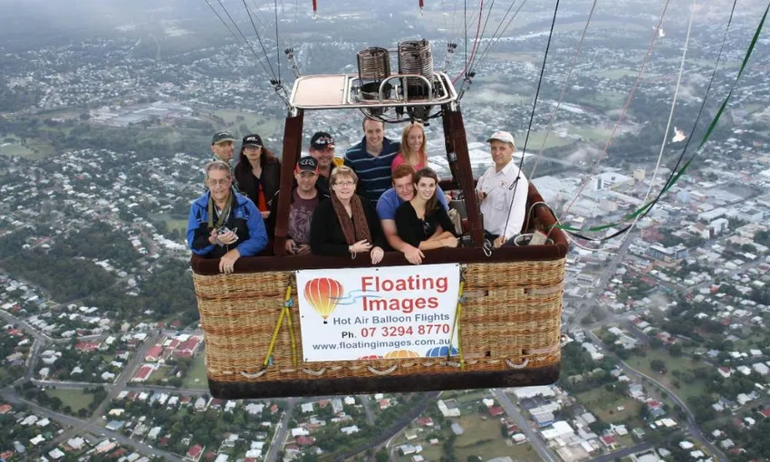 Greater Brisbane Scenic Hot Air Balloon Flight Only | Experience Oz
