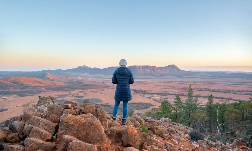 Rawnsley Park Station Sunset Helicopter Flight & Canapes | Experience OZ