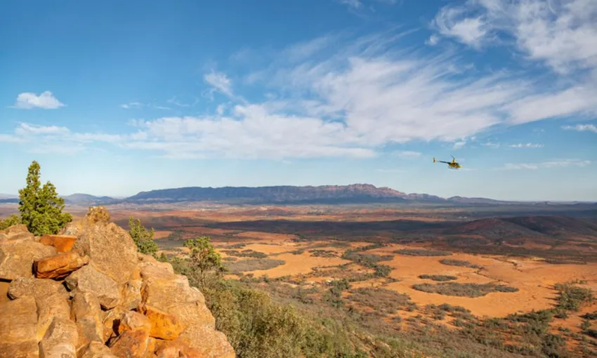 Rawnsley Park Station Sunset Helicopter Flight & Canapes | Experience OZ