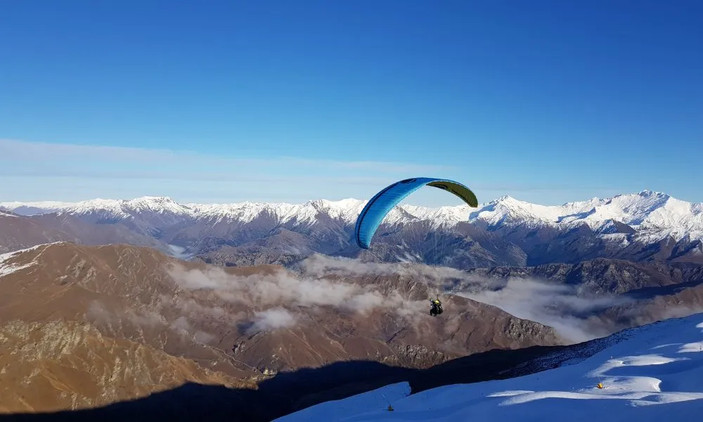 Winter Paragliding at Coronet Peak Queenstown - Book Now | Experience Oz-2