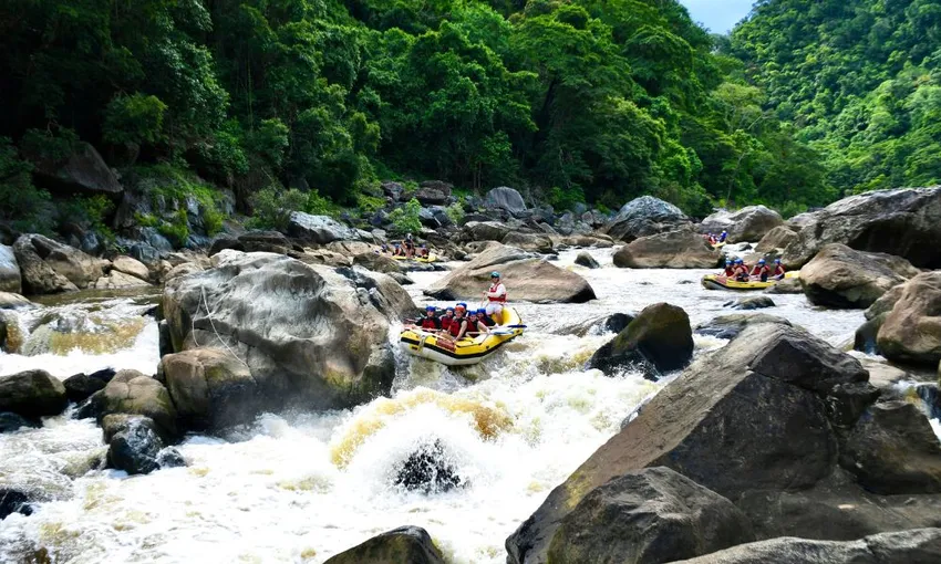 Tully River Full Day White Water Rafting with Dinner - Book Now | Experience Oz