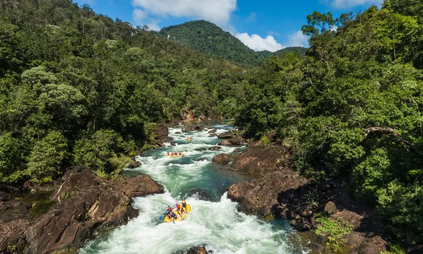 Tully River Full Day White Water Rafting with Dinner - Book Now | Experience Oz