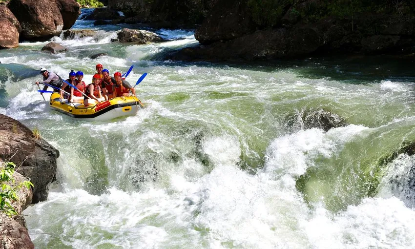 Tully River Full Day White Water Rafting with Dinner - Book Now | Experience Oz