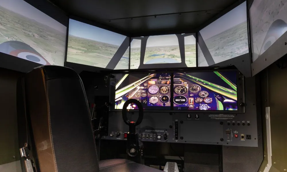 Temora Supermarine Spitfire Flight Simulator Experience | Experience OZ -3