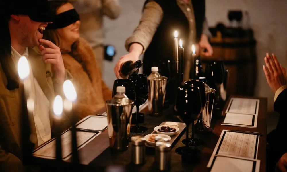 Tasting in the Dark: A Sensory Wine Experience - Book Now | Experience Oz-5