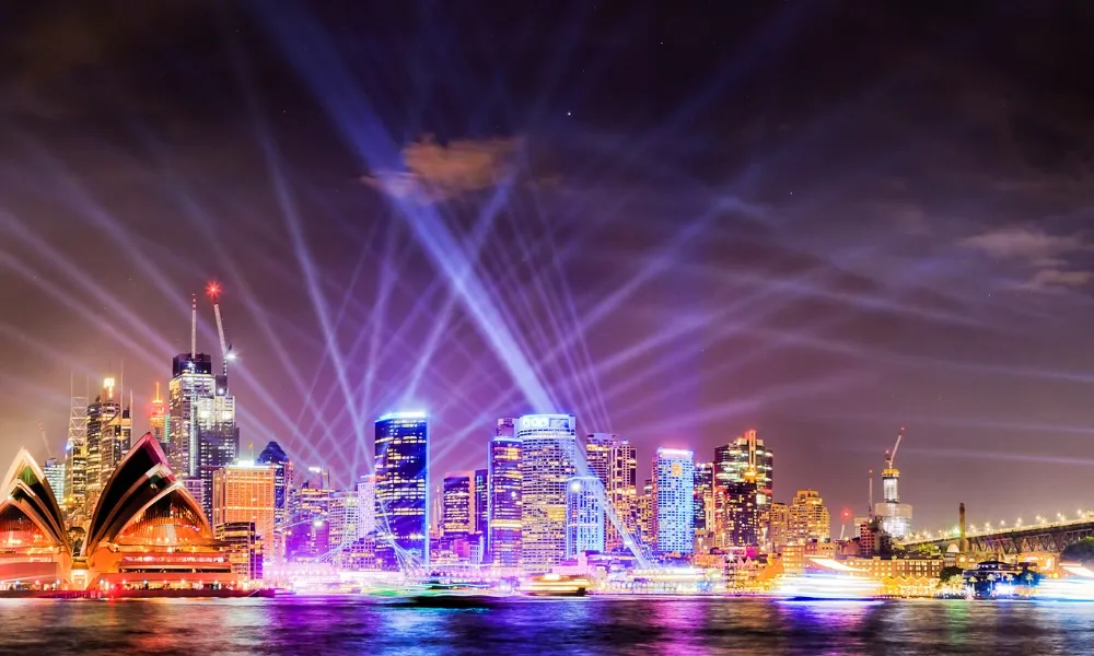 Vivid Sydney Harbour Cruise - Book Now | Experience Oz-3