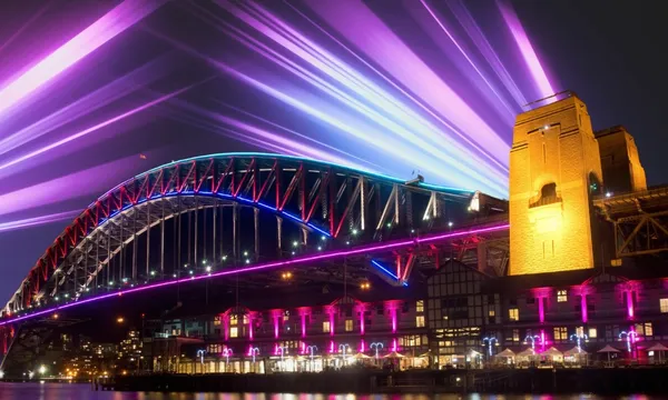 Vivid Sydney Harbour Evening Cruise - 1.5 Hours