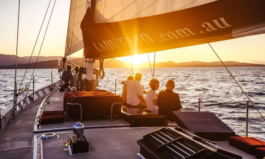Whitsundays Sunset Sail with Antipasto - Book Now | Experience Oz