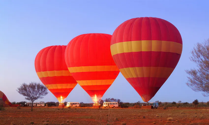 Hot Air Ballooning over Alice Springs with Sparkling Wine, 60 Minutes