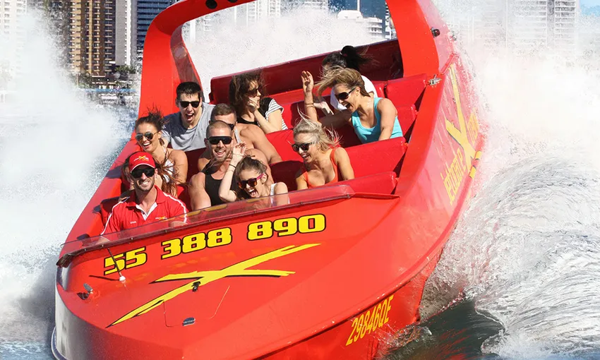 Jet Boat Ride & Helicopter Flight - 1.5 Hours - Surfers Paradise