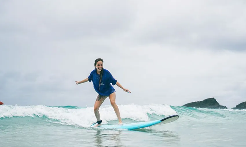 Full Day Surfing Lesson Package with Free Photo Package