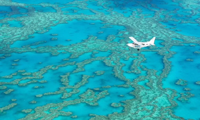 Whitsundays Scenic Flight, Rafting & Snorkelling - Full Day