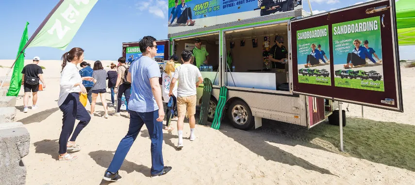 Stockton Sands Sandboarding & 4WD Tour