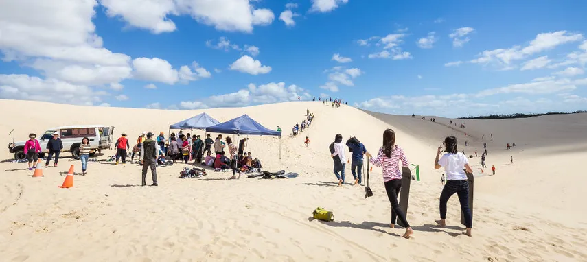 Stockton Sands Sandboarding & 4WD Tour