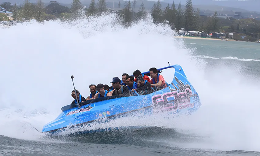 Parasail and V8 Jet Boat Ride - Gold Coast - For 2