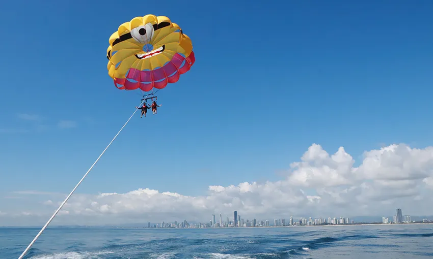 Parasail and V8 Jet Boat Ride - Gold Coast - For 2