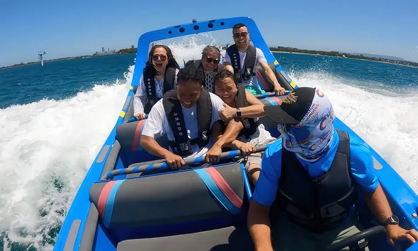 Parasail and V8 Jet Boat Ride - Gold Coast - For 2