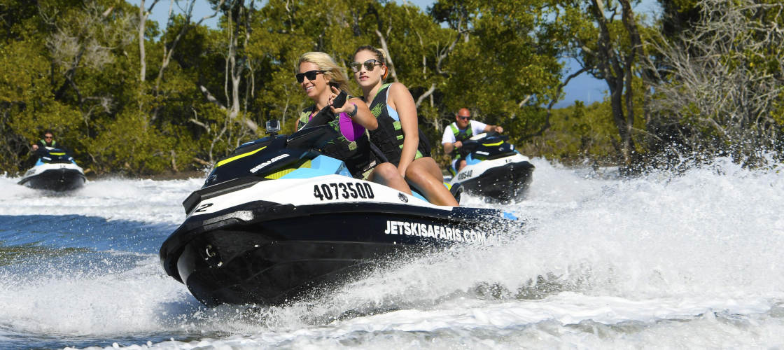 V8 Jet Boat and Jetski Safari Combo - Gold Coast - For 2